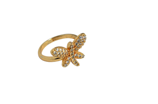 Butterfly CZ Ring