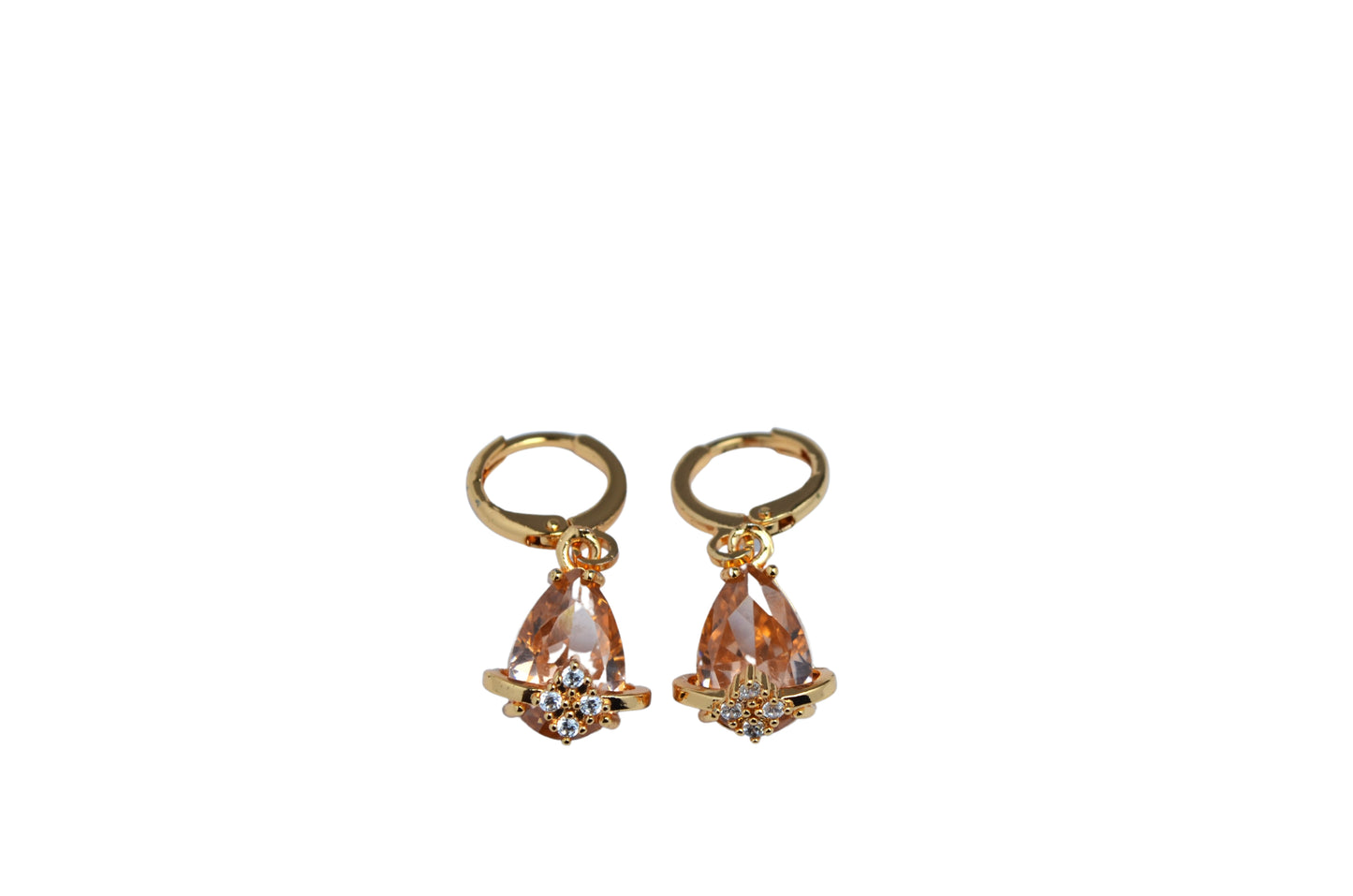 Champagne Teardrop Earrings