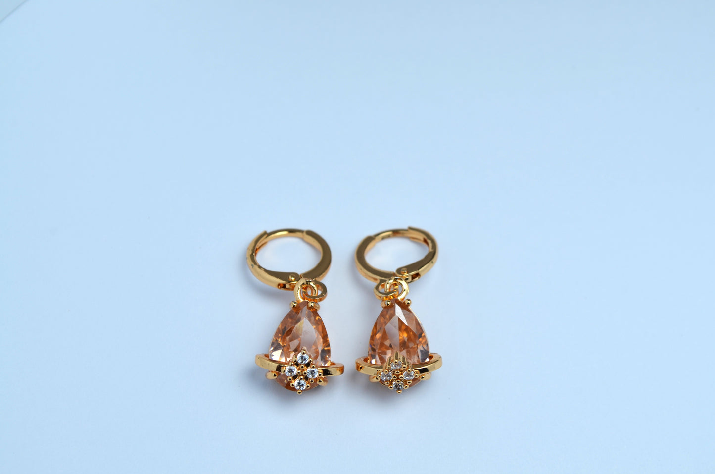 Champagne Teardrop Earrings