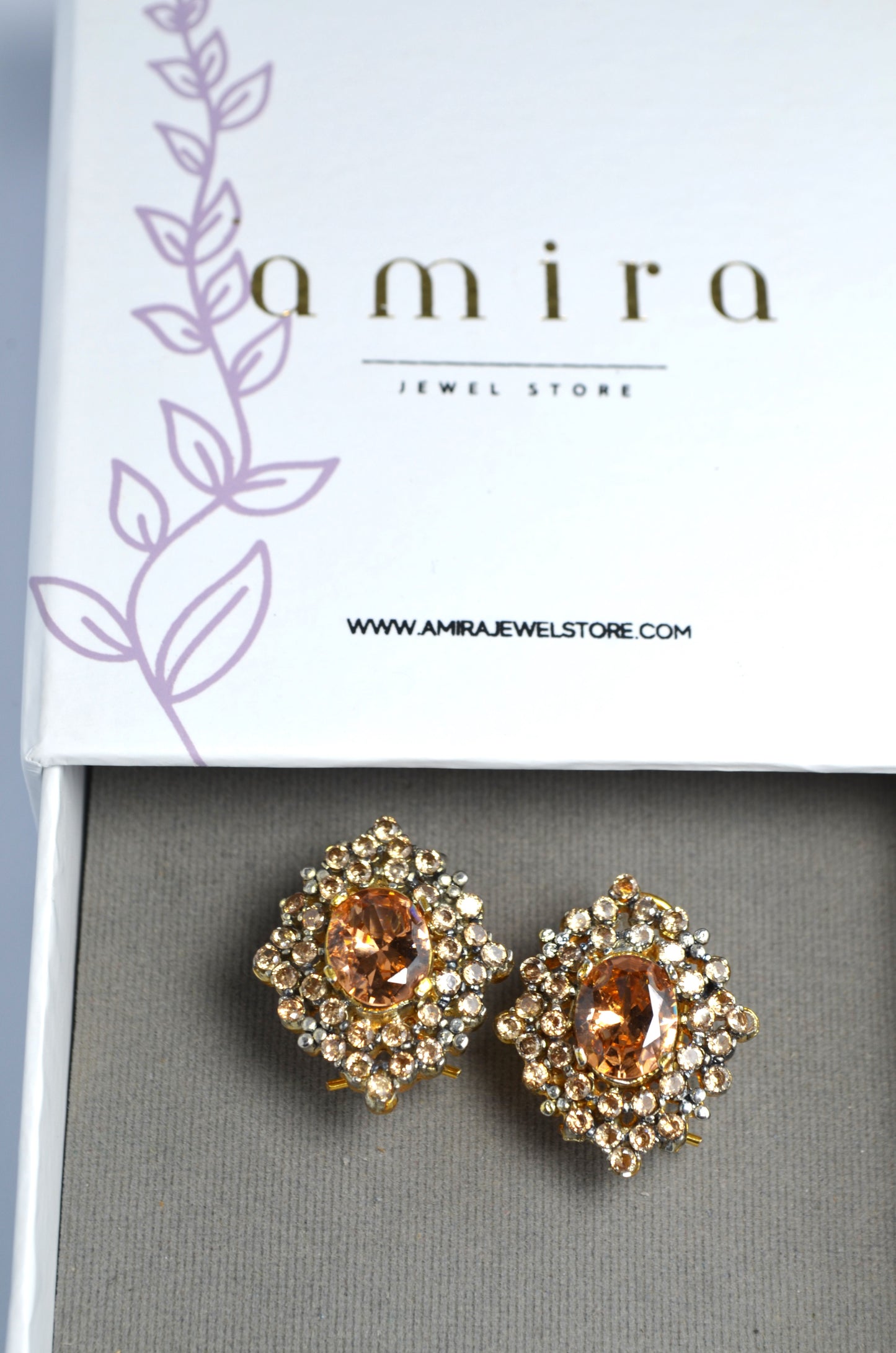 Citrine Crystallite Earrings